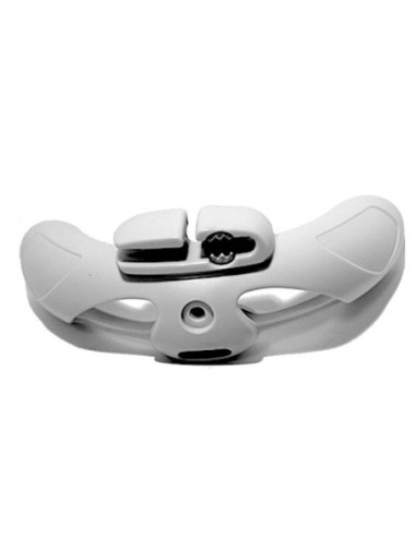 Duotone Plastic Backend with Cleat for Wish Red/Silver
