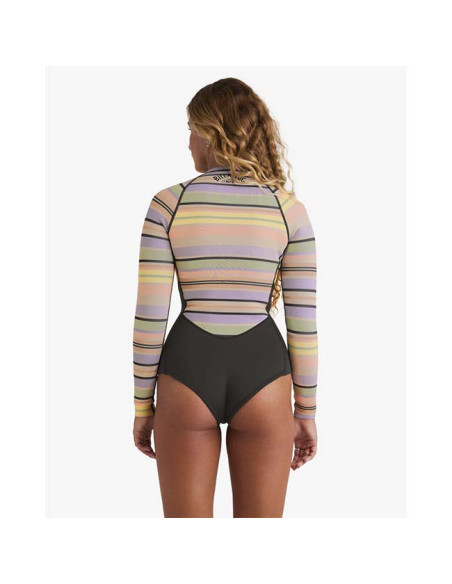 Shorty Billabong Salty Dayz Natural 2 mm Front Zip 2025