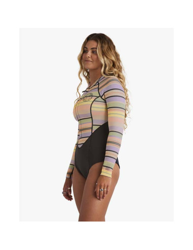 Shorty Billabong Salty Dayz Natural 2 mm Front Zip 2025