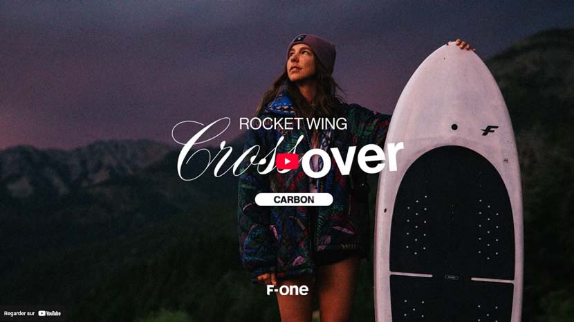 Vidéo de la Rocket Wing Crossover Carbon de chez F-one